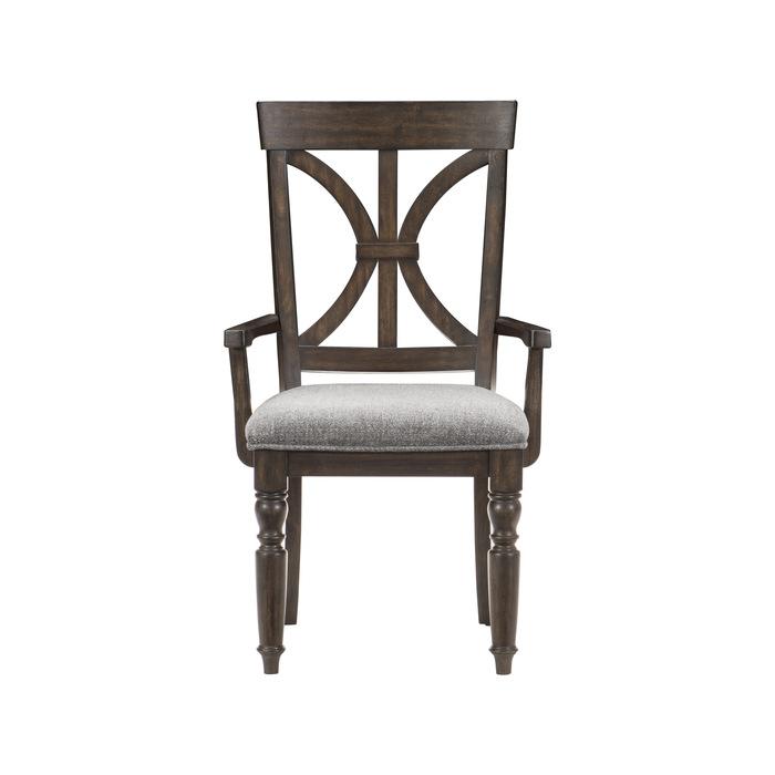 Cardano Arm Chair in Charcoal (Set of 2) - Furniture 4 Less Outlet (Salinas,CA)