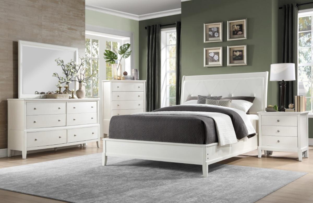 Cotterill Nightstand in Antique White 1730WW-4 - Furniture 4 Less Outlet (Salinas,CA)
