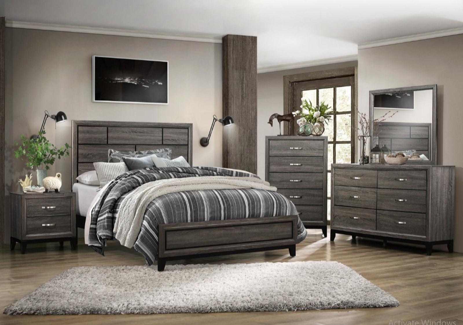 Davi Nightstand in Gray 1645-4 - Furniture 4 Less Outlet (Salinas,CA)