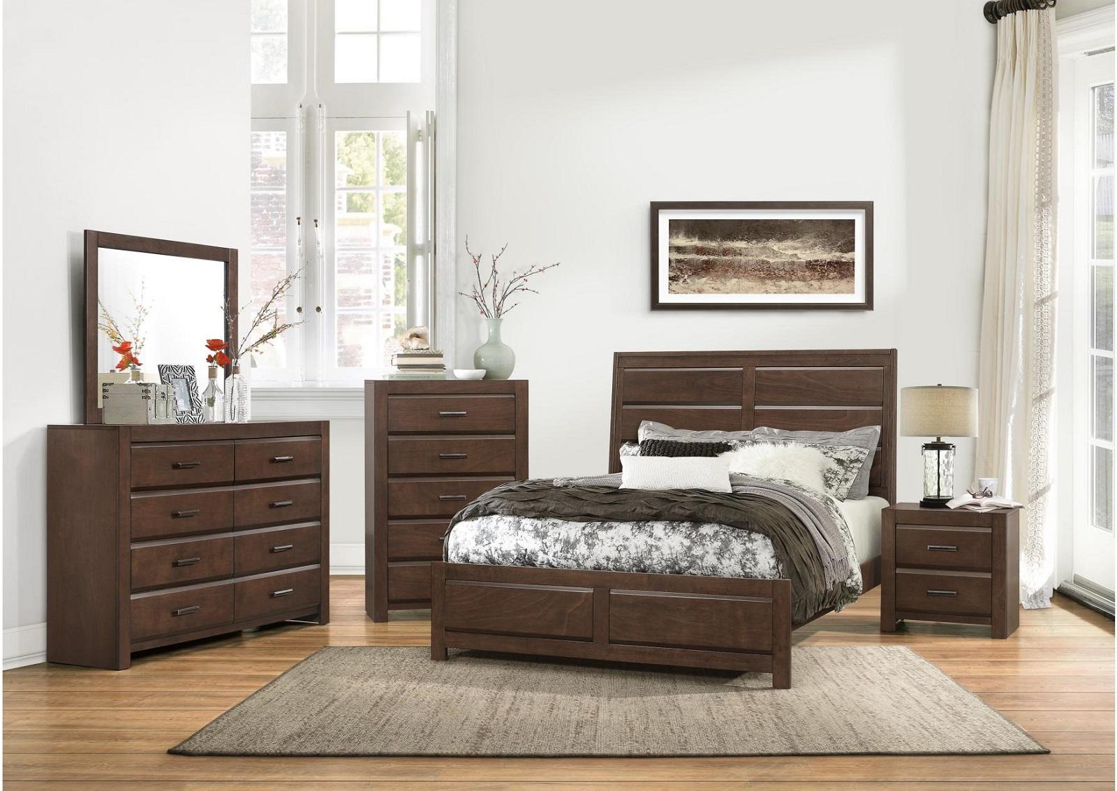 Erwan 8 Drawer Dresser in Dark Walnut 1961-5 - Furniture 4 Less Outlet (Salinas,CA)