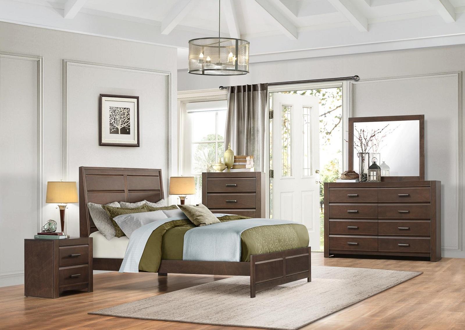 Erwan Mirror in Dark Walnut 1961-6 - Furniture 4 Less Outlet (Salinas,CA)