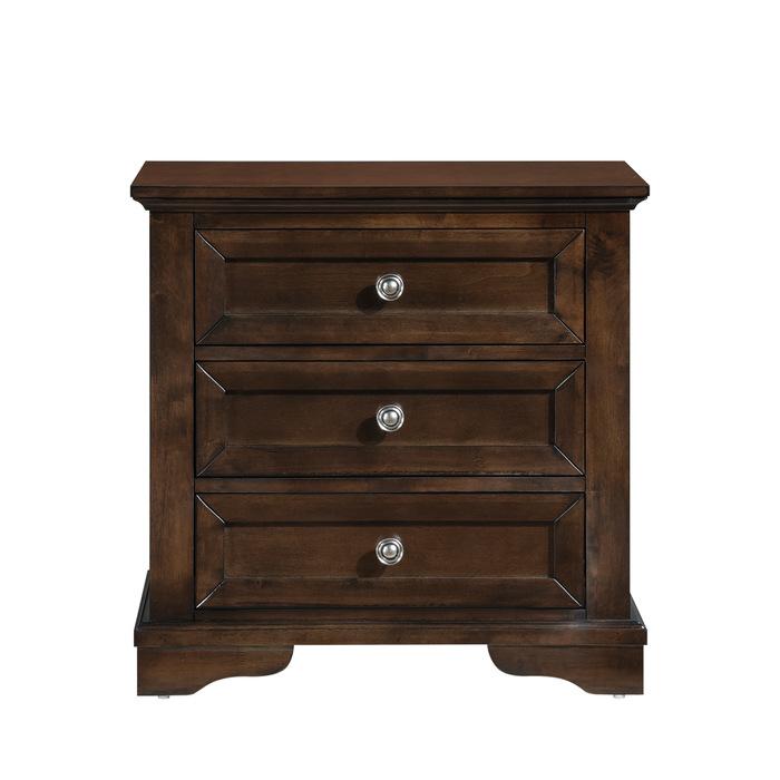 Eunice Nightstand in Espresso 1844DC-4 - Furniture 4 Less Outlet (Salinas,CA)