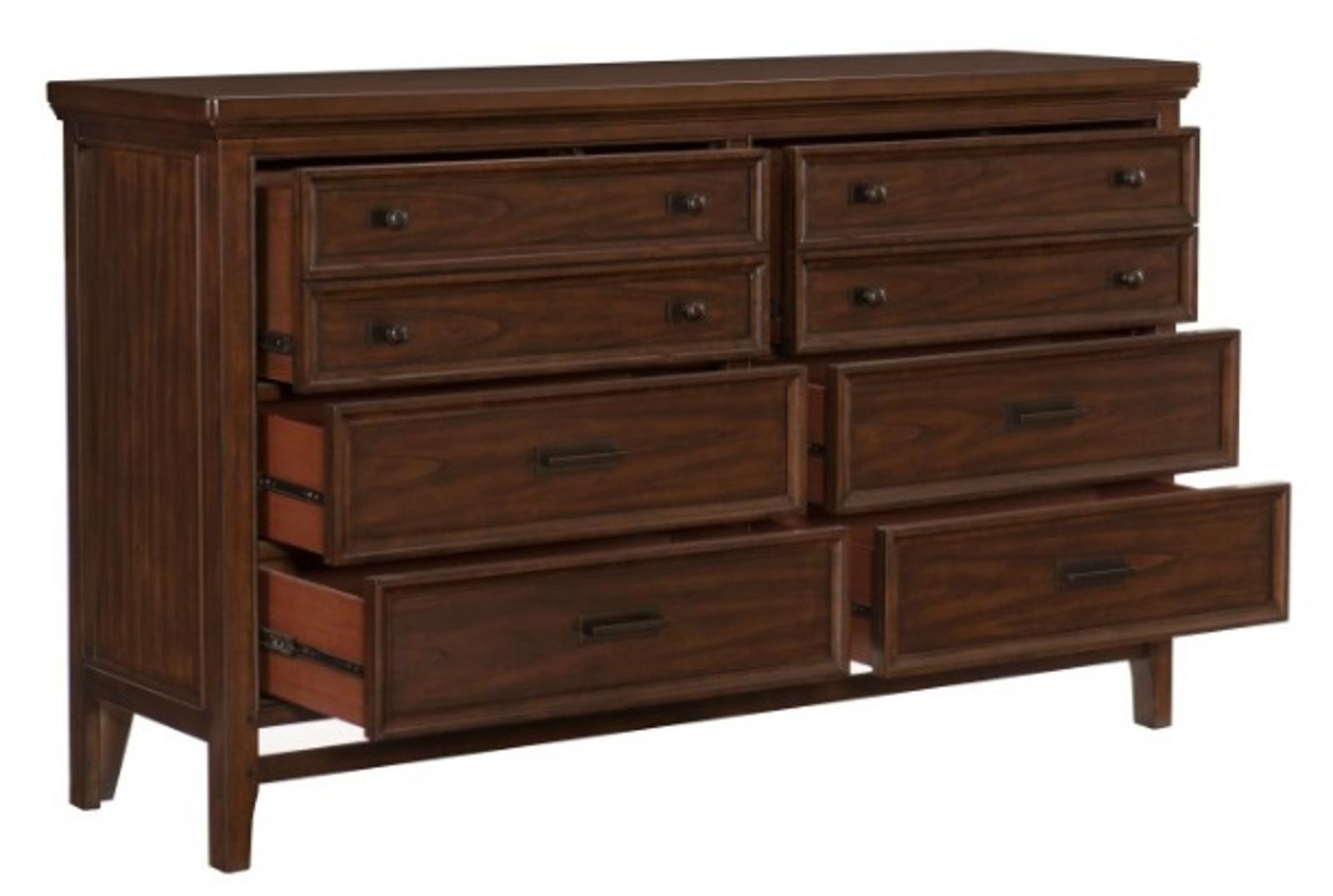 Frazier Dresser in Dark Cherry 1649-5 - Furniture 4 Less Outlet (Salinas,CA)