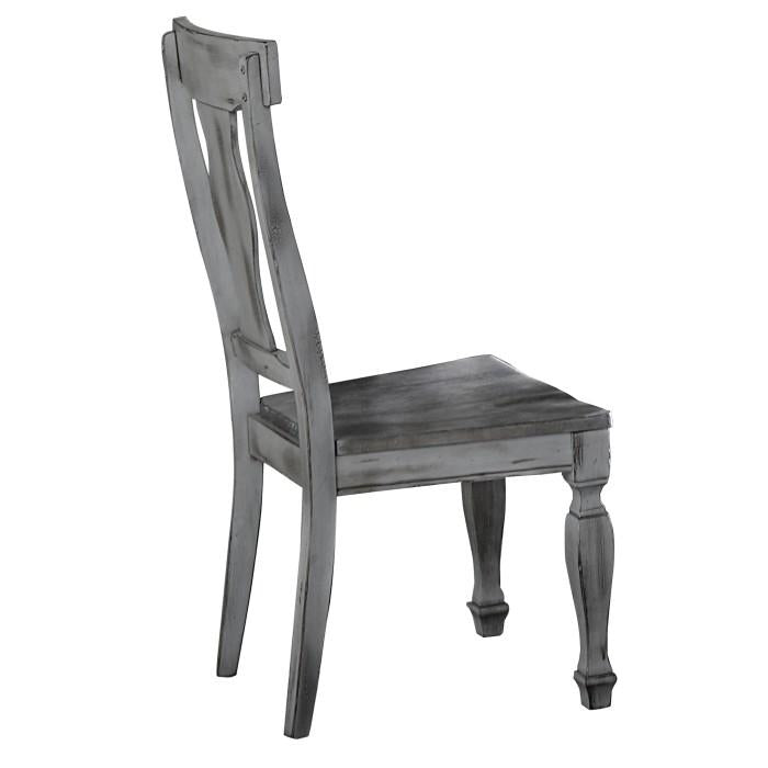 Fulbright Side Chair in Gray (Set of 2) - Furniture 4 Less Outlet (Salinas,CA)