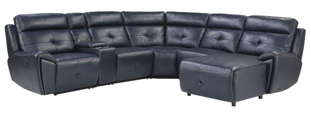 Avenue Left Side Reclining Chair in Navy 9469NVB-LR - Furniture 4 Less Outlet (Salinas,CA)