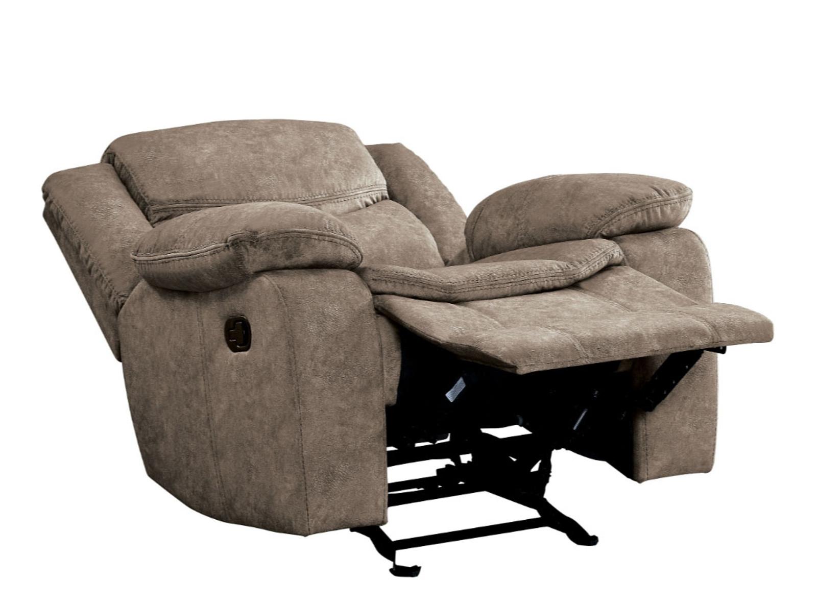 Bastrop Glider Reclining Chair in Brown 8230FBR-1 - Furniture 4 Less Outlet (Salinas,CA)