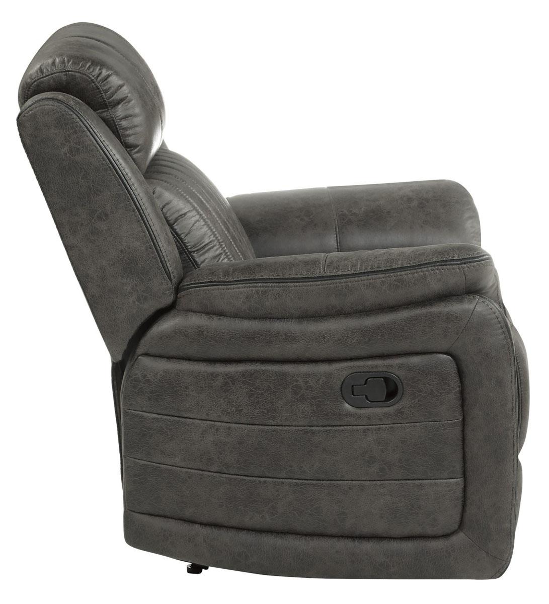 Centeroak Reclining Chair in Gray 9479BRG-1 - Furniture 4 Less Outlet (Salinas,CA)