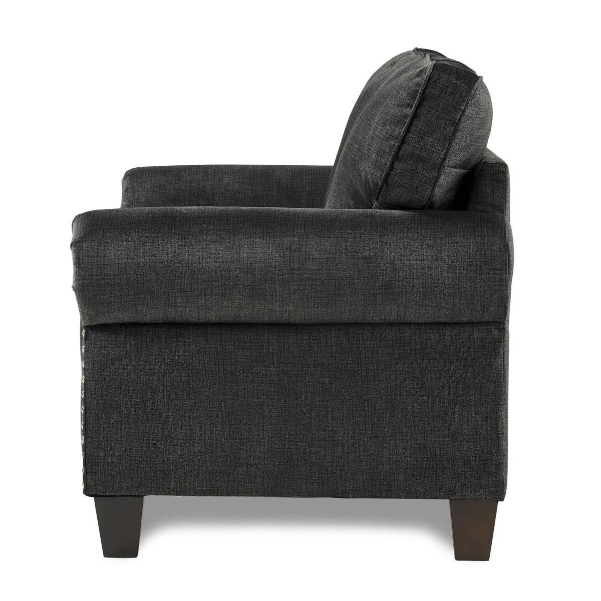 Cornelia Chair in Dark Gray 8216DG-1 - Furniture 4 Less Outlet (Salinas,CA)