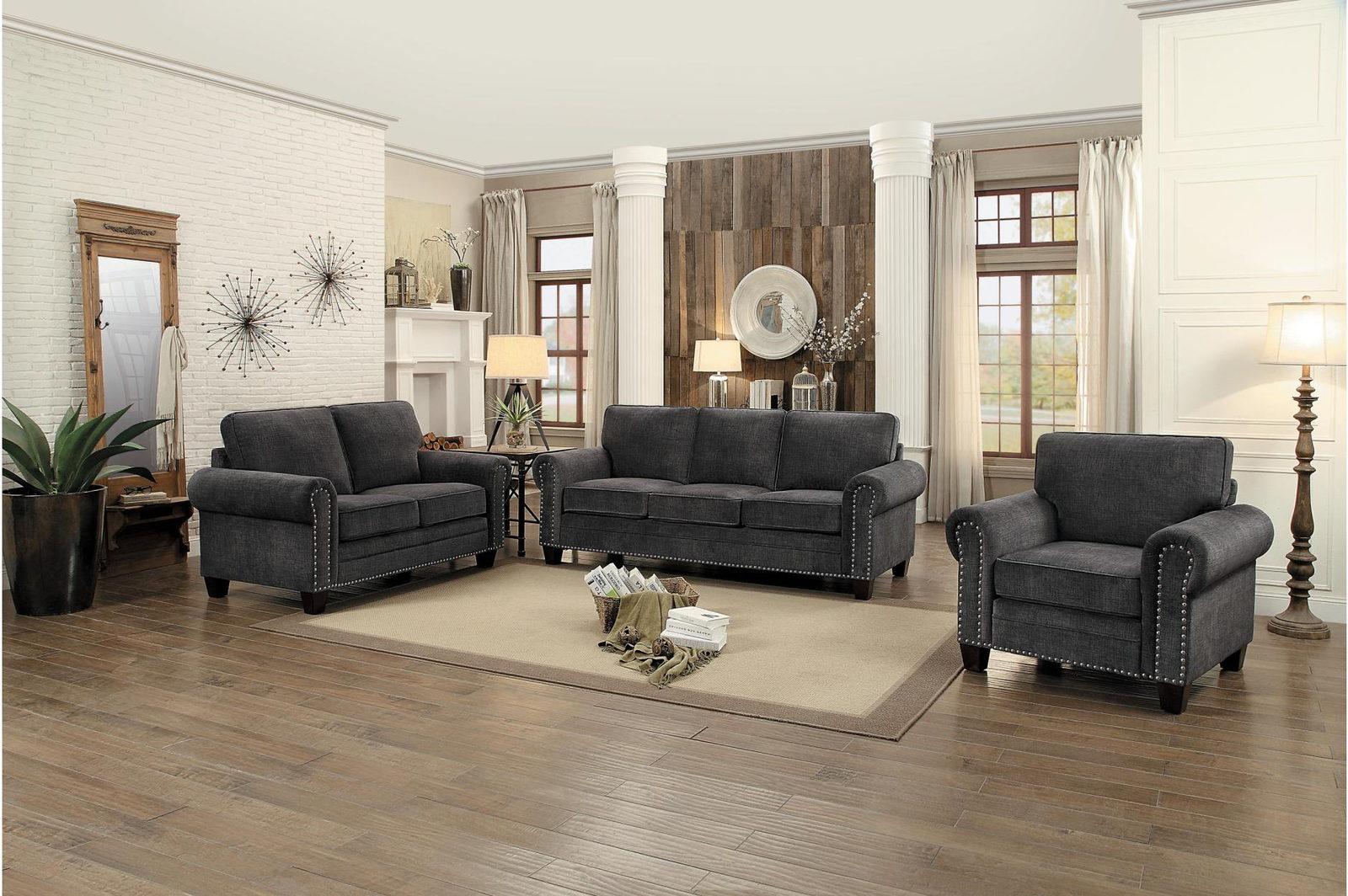 Cornelia Chair in Dark Gray 8216DG-1 - Furniture 4 Less Outlet (Salinas,CA)