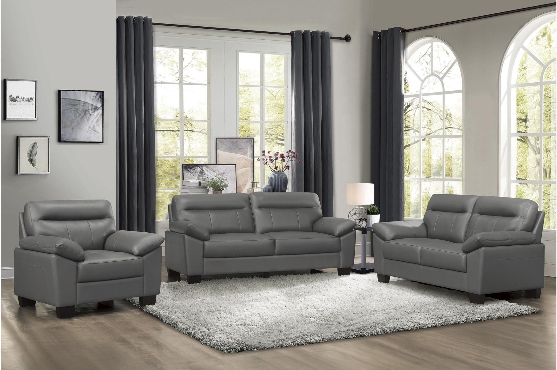 Denizen Chair in Dark Gray 9537DGY-1 - Furniture 4 Less Outlet (Salinas,CA)