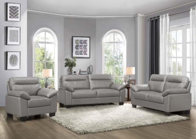 Denizen Chair in Gray 9537GRY-1 - Furniture 4 Less Outlet (Salinas,CA)