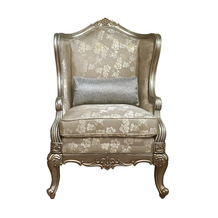 Florentina Accent Chair in Taupe 8412-1 - Furniture 4 Less Outlet (Salinas,CA)