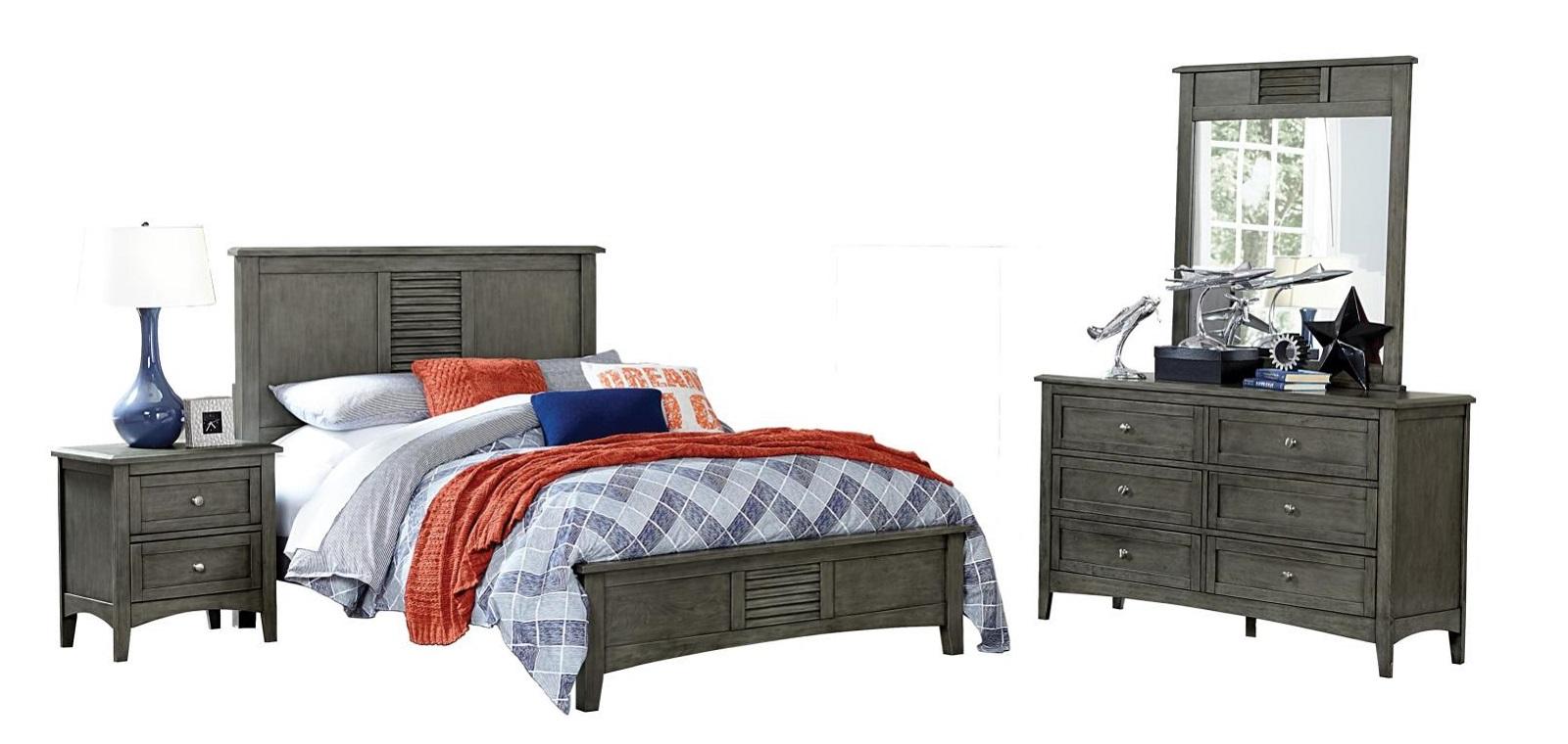 Garcia 2 Drawer Nightstand in Gray 2046-4 - Furniture 4 Less Outlet (Salinas,CA)