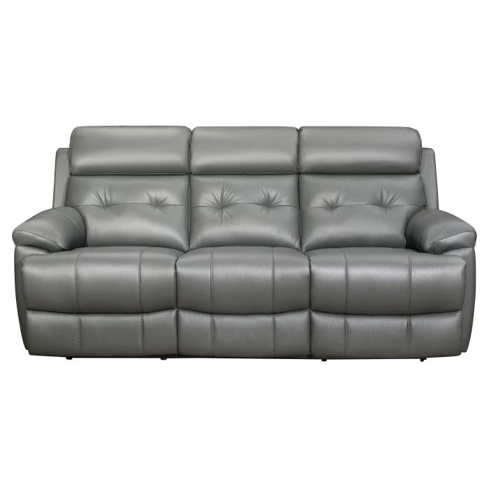 Lambent Double Reclining Sofa in Gray - Furniture 4 Less Outlet (Salinas,CA)