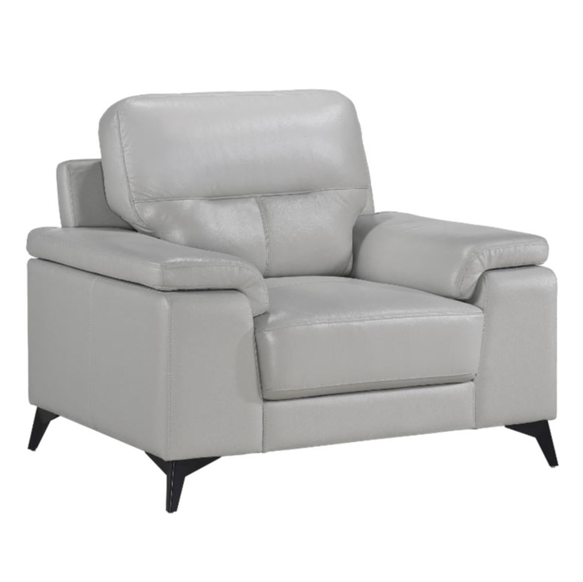 Mischa Chair in Silver Gray 9514SVE-1 - Furniture 4 Less Outlet (Salinas,CA)