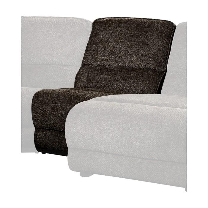 Shreveport Armless Chair in Brown 8238-AC - Furniture 4 Less Outlet (Salinas,CA)