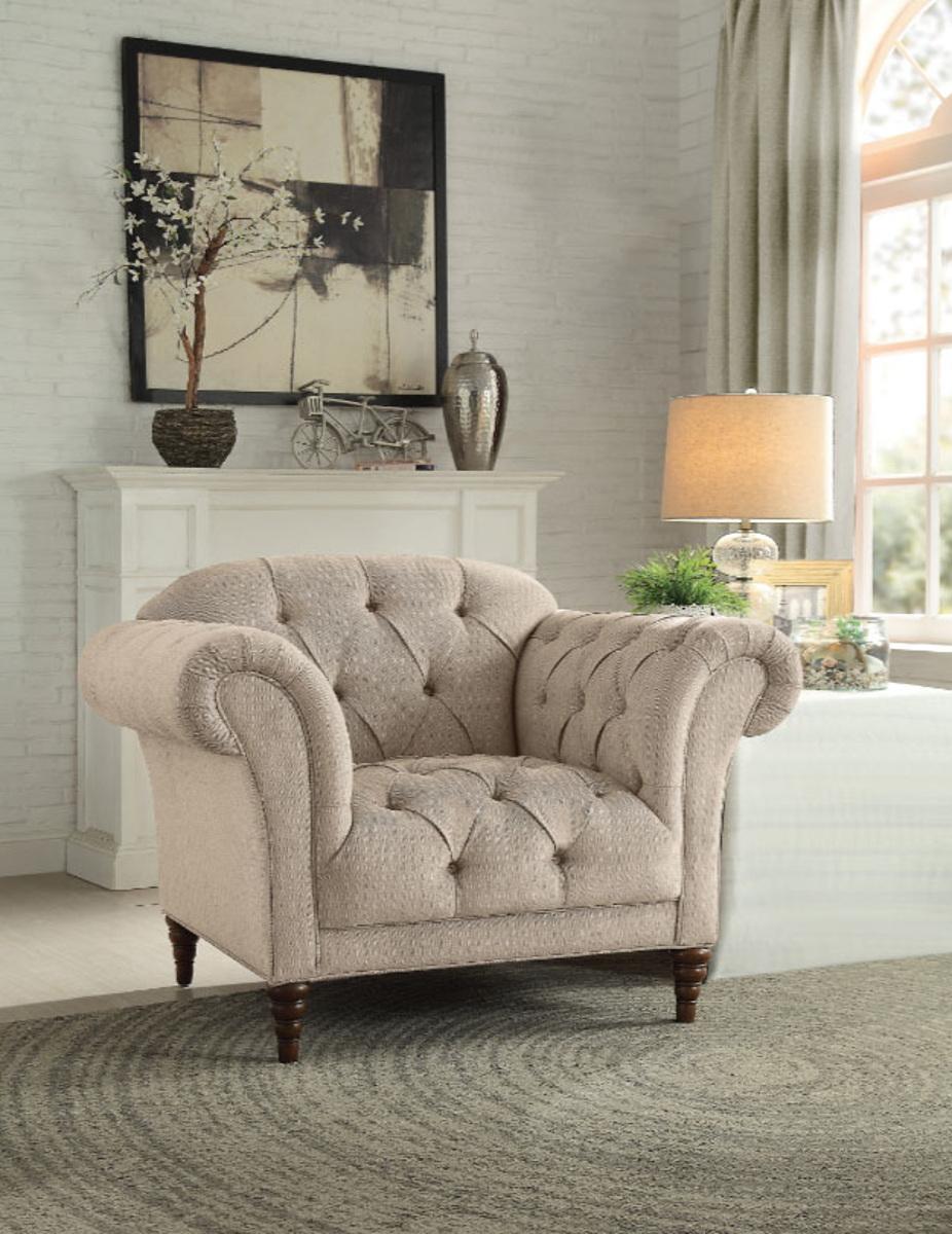 St. Claire Chair in Brown 8469-1 - Furniture 4 Less Outlet (Salinas,CA)
