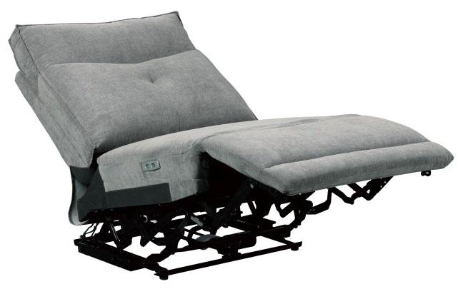 Tesoro Armless Reclining Chair in Dark Gray 9509DG-AR - Furniture 4 Less Outlet (Salinas,CA)