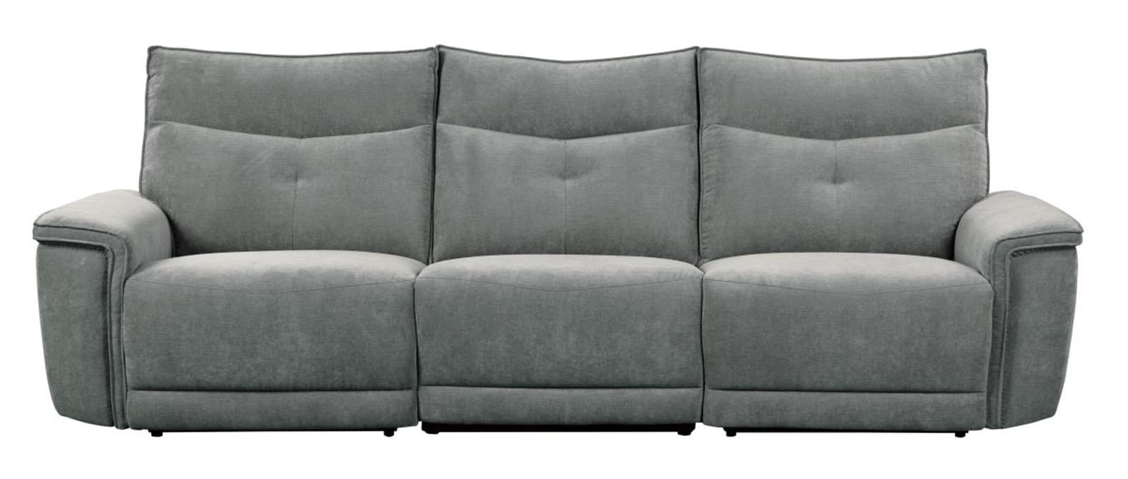 Tesoro Power Left Side Reclining Chair in Dark Gray 9509DG-LRPWH - Furniture 4 Less Outlet (Salinas,CA)