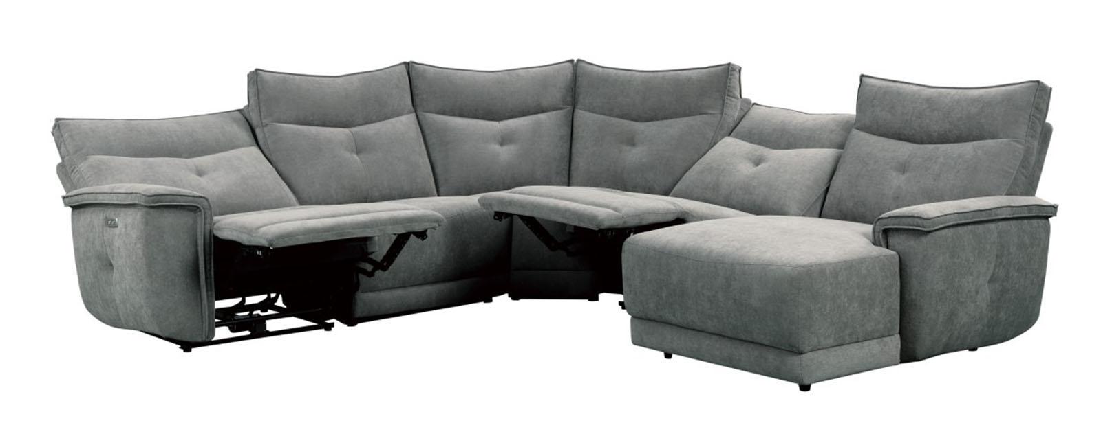 Tesoro Armless Chair in Dark Gray 9509DG-AC - Furniture 4 Less Outlet (Salinas,CA)