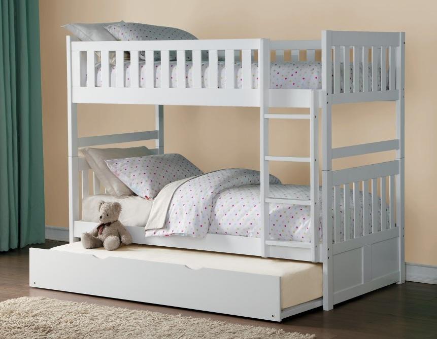 Galen Twin Trundle in White B2053W-R - Furniture 4 Less Outlet (Salinas,CA)