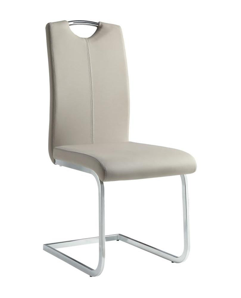 Glissand Side Chair in Chrome (Set of 2) - Furniture 4 Less Outlet (Salinas,CA)