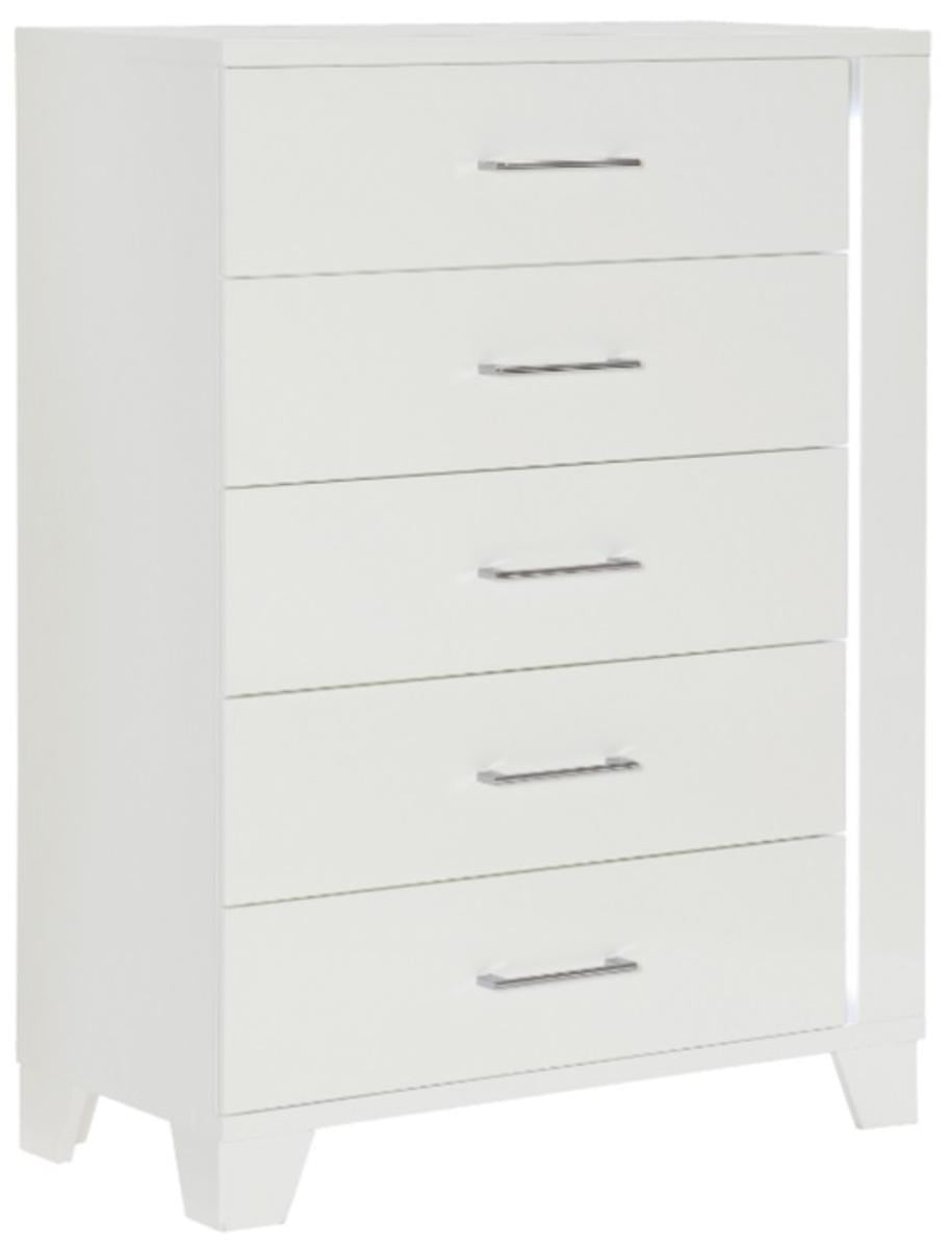 Kerren Chest in White 1678W-9 - Furniture 4 Less Outlet (Salinas,CA)