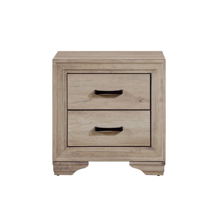 Lonan 2 Drawer Nightstand in Natural 1955-4 - Furniture 4 Less Outlet (Salinas,CA)