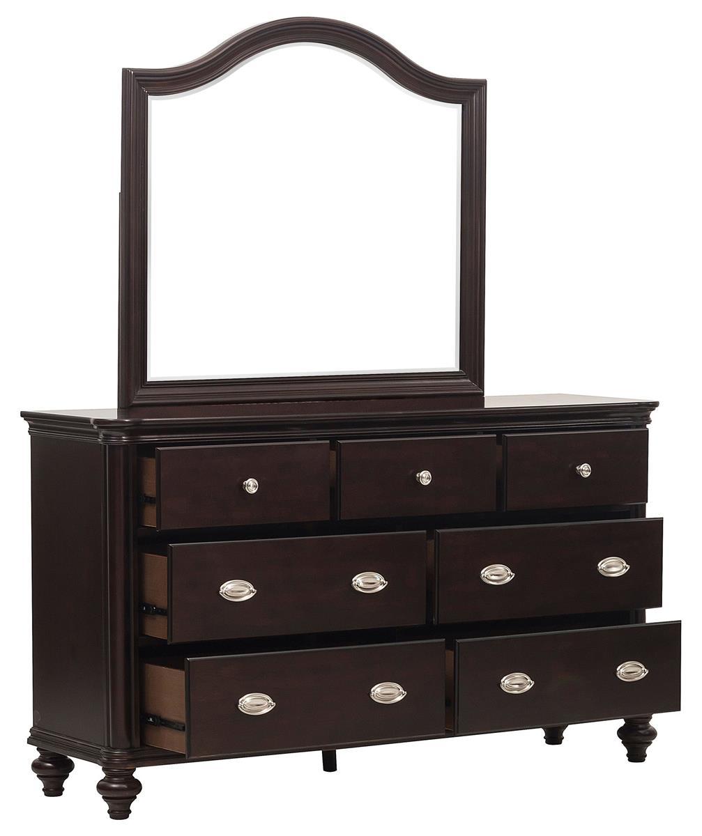 Marston Mirror in Dark Cherry 2615DC-6 - Furniture 4 Less Outlet (Salinas,CA)