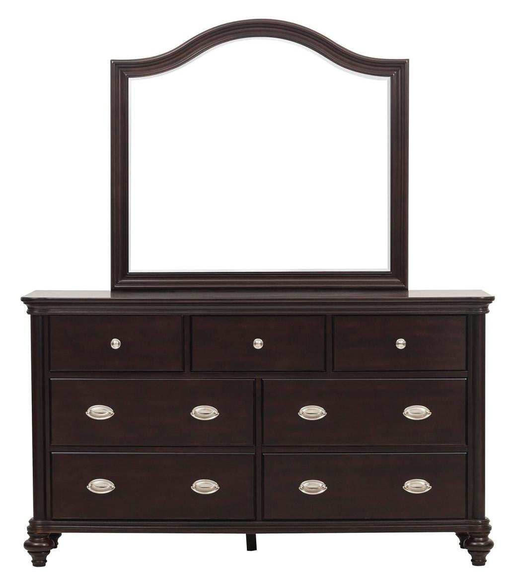 Marston Mirror in Dark Cherry 2615DC-6 - Furniture 4 Less Outlet (Salinas,CA)