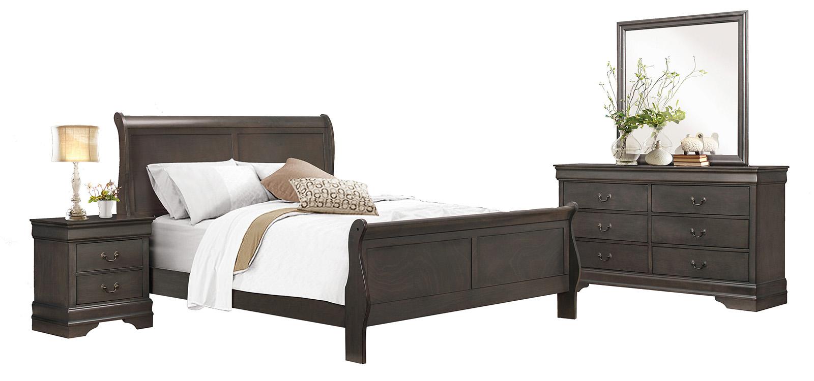 Mayville 2 Drawer Nightstand in Gray 2147SG-4 - Furniture 4 Less Outlet (Salinas,CA)