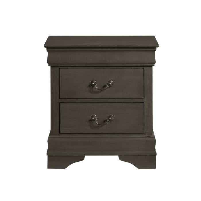 Mayville 2 Drawer Nightstand in Gray 2147SG-4 - Furniture 4 Less Outlet (Salinas,CA)
