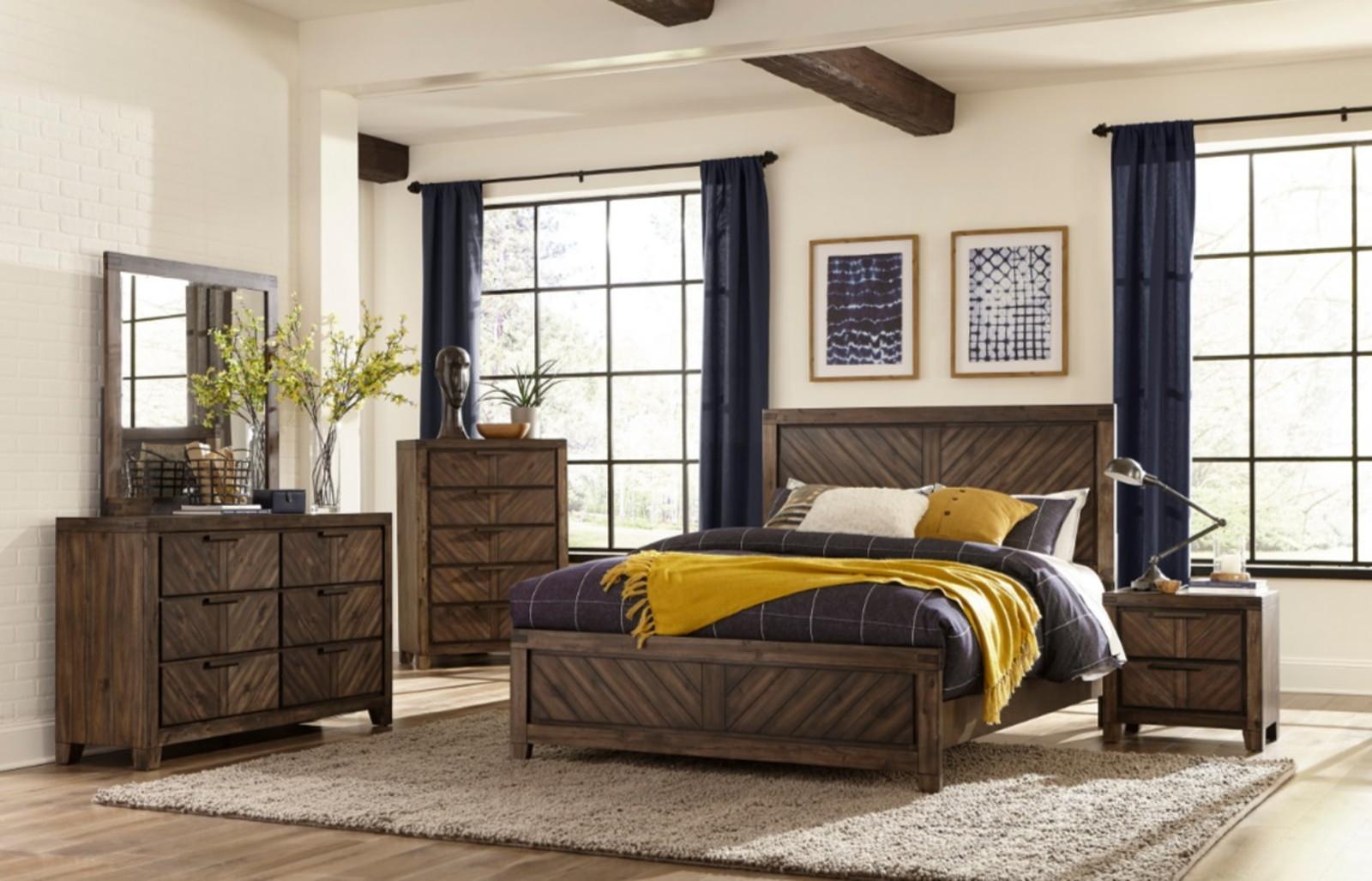 Parnell Nightstand in Rustic Cherry 1648-4 - Furniture 4 Less Outlet (Salinas,CA)