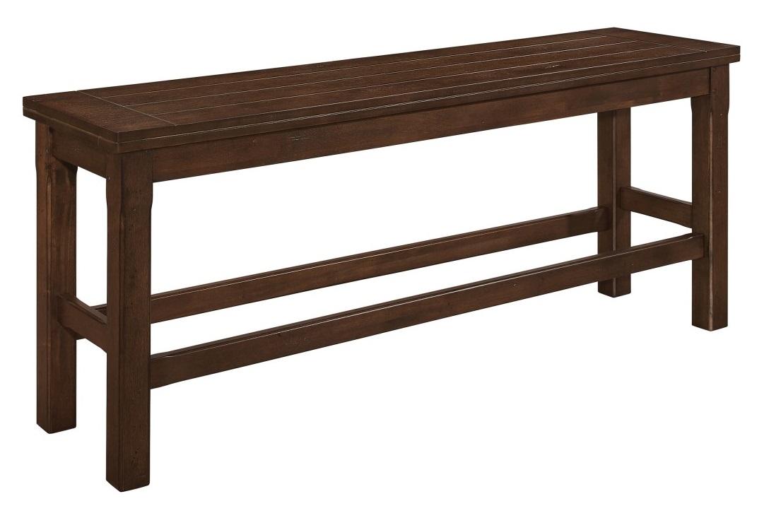 Schleiger Counter Height Bench in Dark Brown 5400-24BH - Furniture 4 Less Outlet (Salinas,CA)