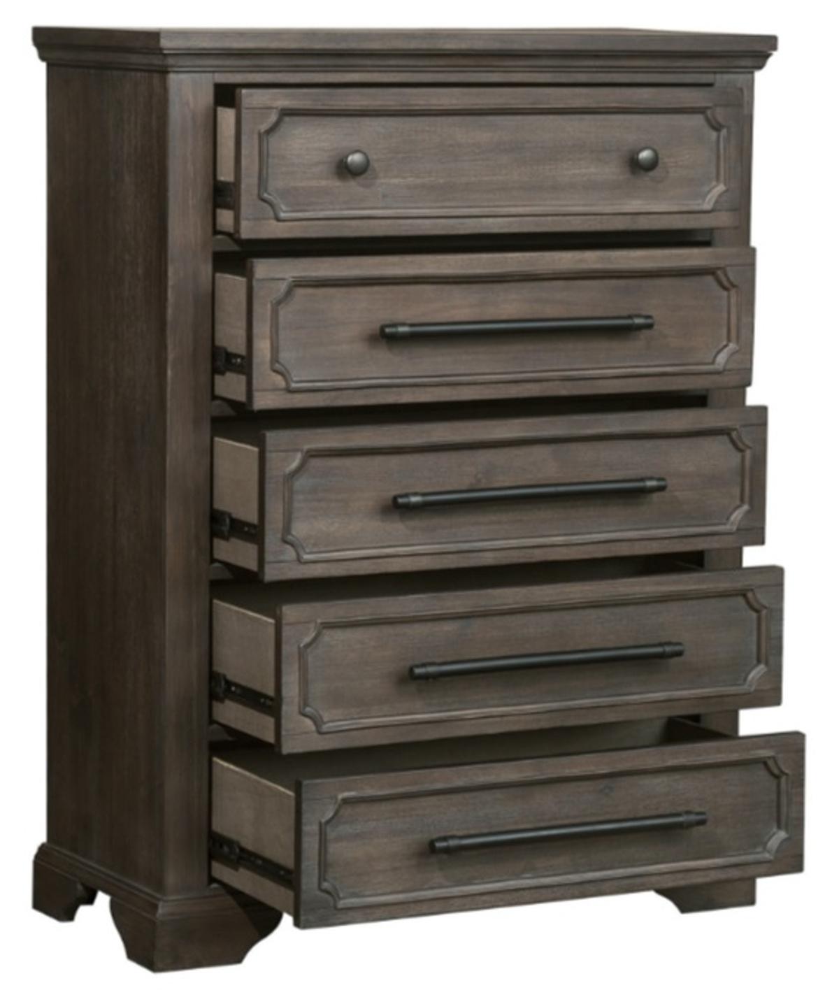 Taulon Chest in Dark Oak 5438-9 - Furniture 4 Less Outlet (Salinas,CA)