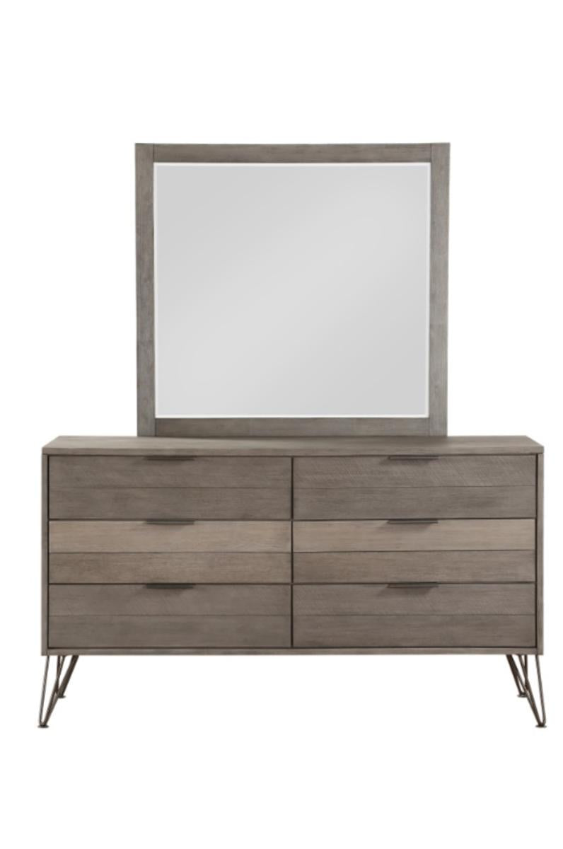 Urbanite Mirror in Tri-tone Gray 1604-6 - Furniture 4 Less Outlet (Salinas,CA)