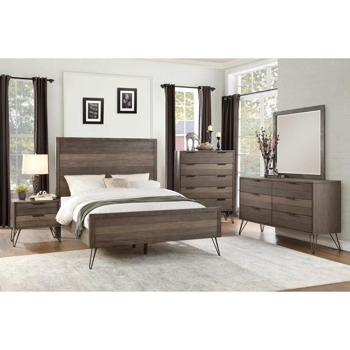 Urbanite Mirror in Tri-tone Gray 1604-6 - Furniture 4 Less Outlet (Salinas,CA)