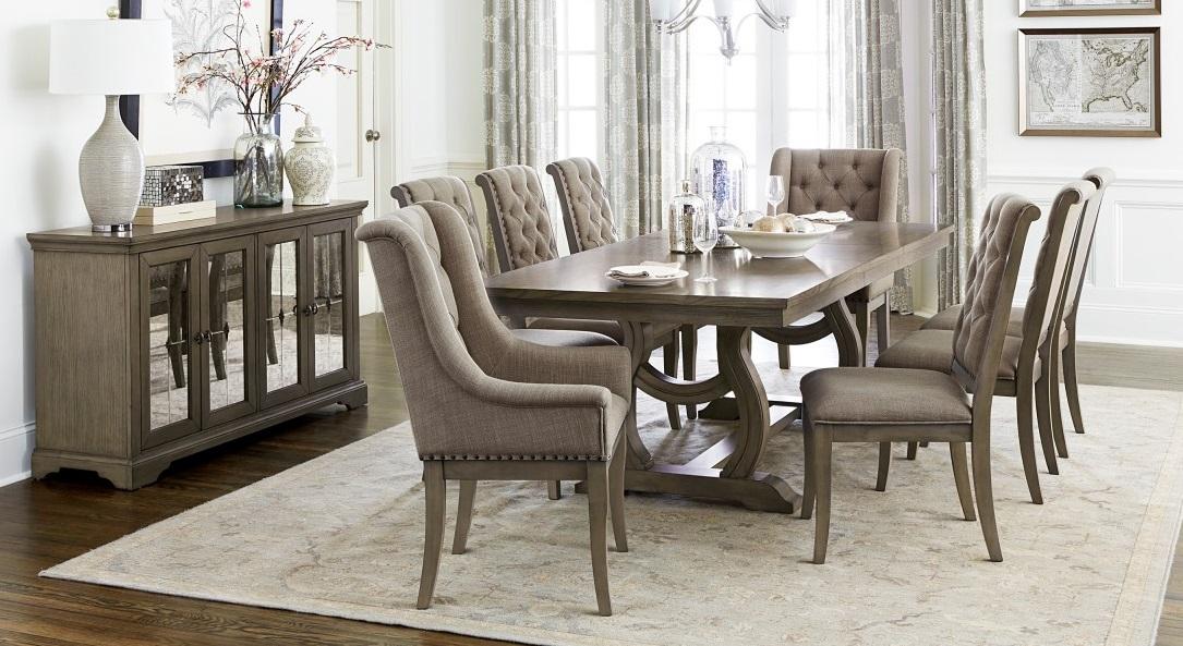 Vermillion Arm Chair in Gray (Set of 2) - Furniture 4 Less Outlet (Salinas,CA)