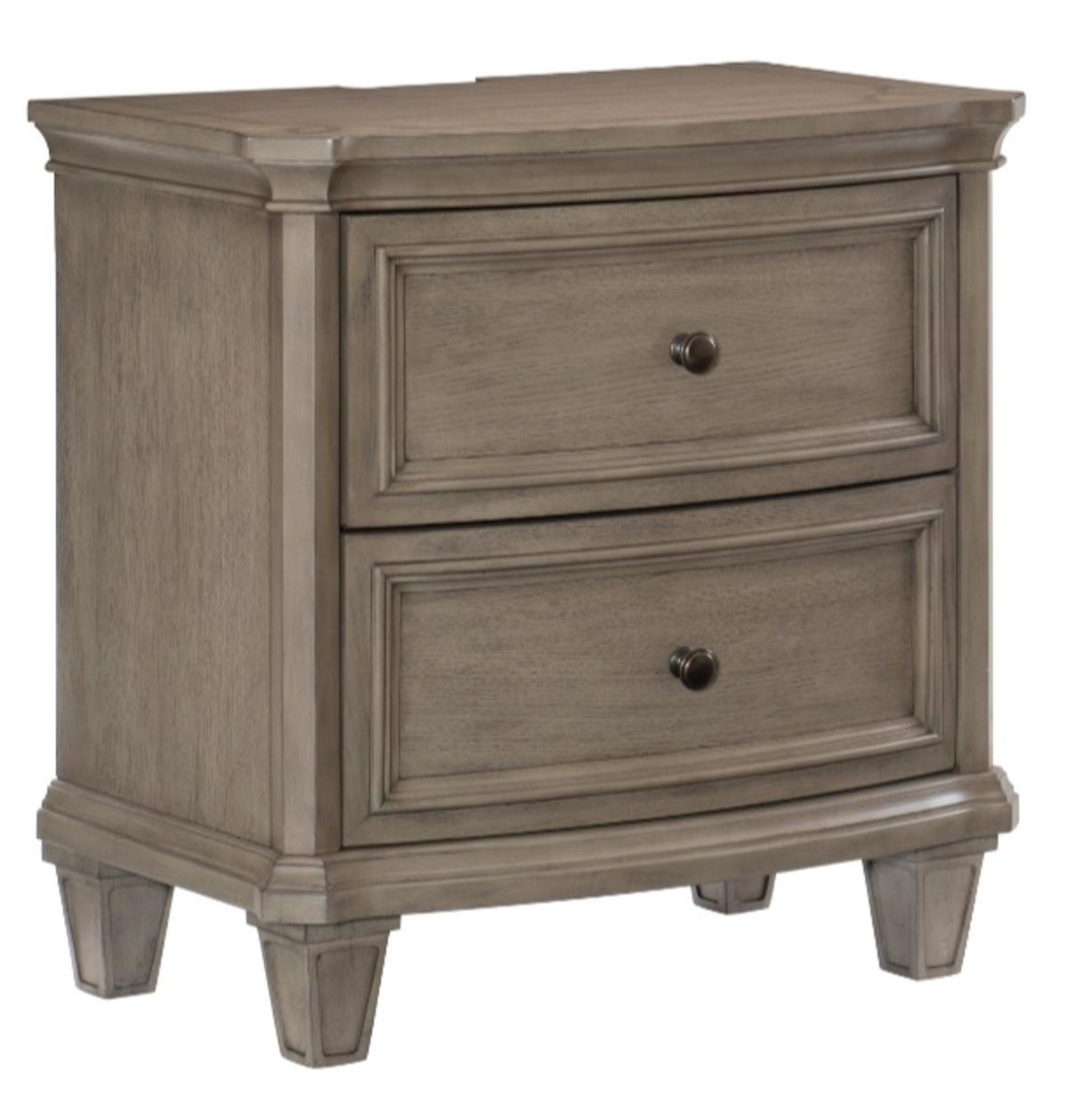 Vermillion Nightstand in Gray 5442-4 - Furniture 4 Less Outlet (Salinas,CA)