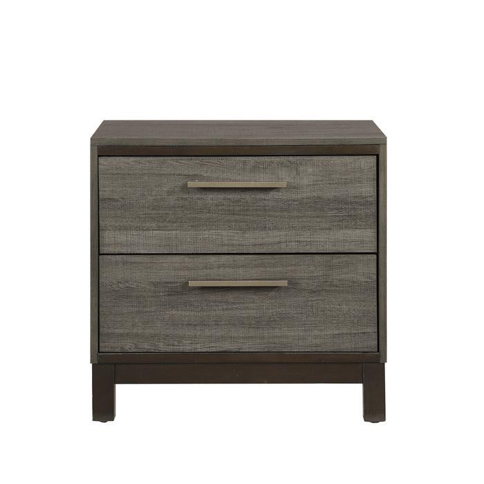 Vestavia 2 Drawer Nightstand in Gray 1936-4 - Furniture 4 Less Outlet (Salinas,CA)