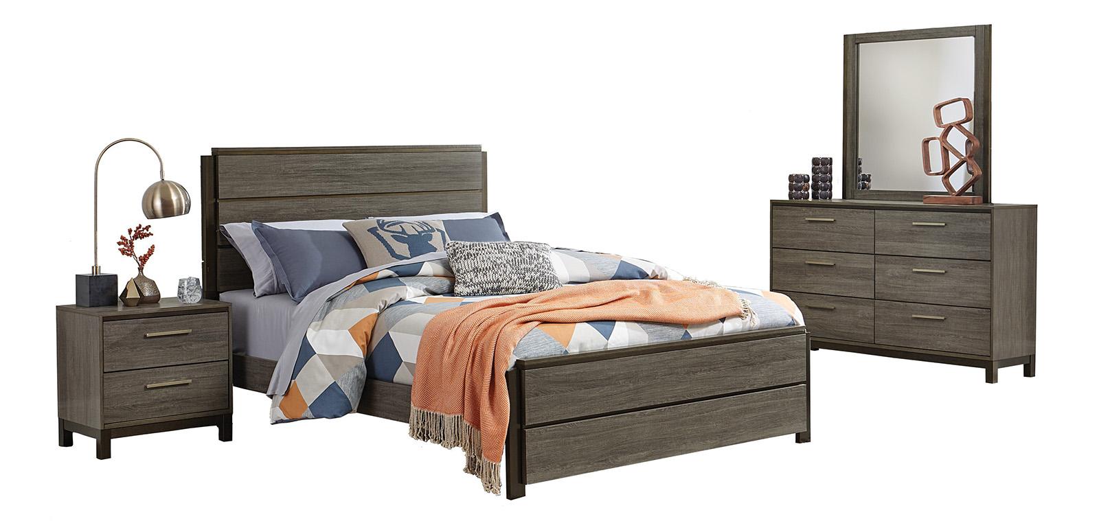Vestavia 2 Drawer Nightstand in Gray 1936-4 - Furniture 4 Less Outlet (Salinas,CA)