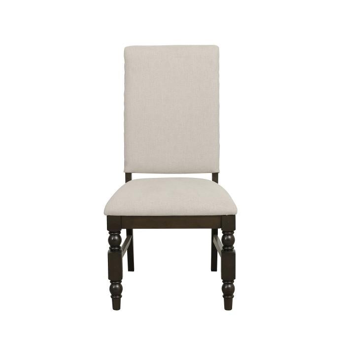 Yates Side Chair in Dark Oak (Set of 2) - Furniture 4 Less Outlet (Salinas,CA)