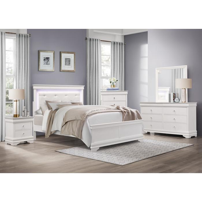 Lana (2) Eastern King Bed with LED Lighting - Furniture 4 Less Outlet (Salinas,CA)