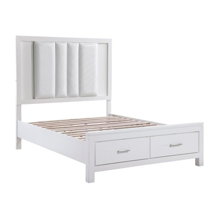 Prism (3) Eastern King Platform Bed with Footboard Storage - Furniture 4 Less Outlet (Salinas,CA)