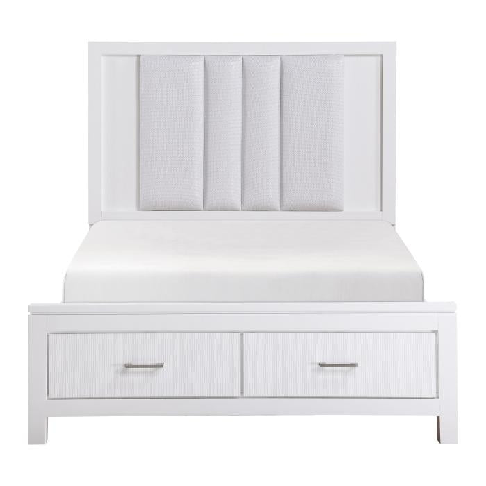 Prism (3) California King Platform Bed with Footboard Storage - Furniture 4 Less Outlet (Salinas,CA)