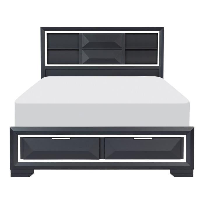 Rosemont (3) California King Platform Bed with Footboard Storage - Furniture 4 Less Outlet (Salinas,CA)