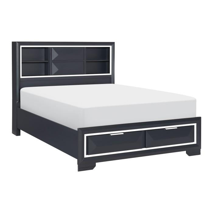 Rosemont (3) California King Platform Bed with Footboard Storage - Furniture 4 Less Outlet (Salinas,CA)