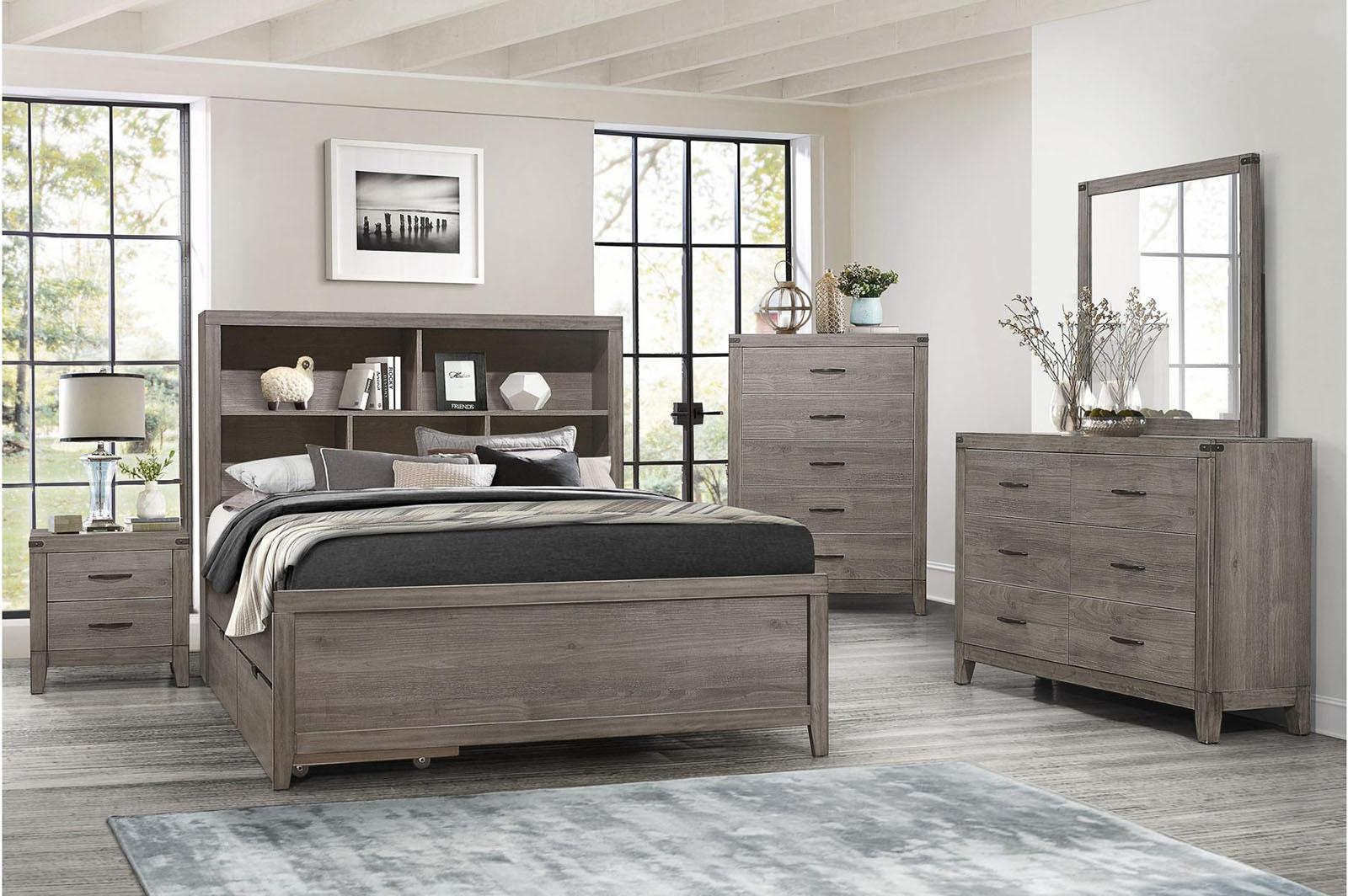 Woodrow Queen Toy Box (1 Set) in Gray 2042NB-QT - Furniture 4 Less Outlet (Salinas,CA)