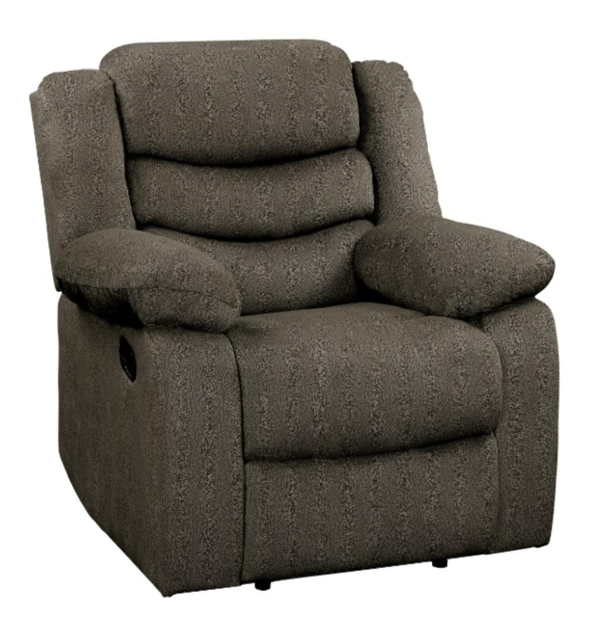 Discus Double Reclining Chair in Brown 9526BR-1 - Furniture 4 Less Outlet (Salinas,CA)