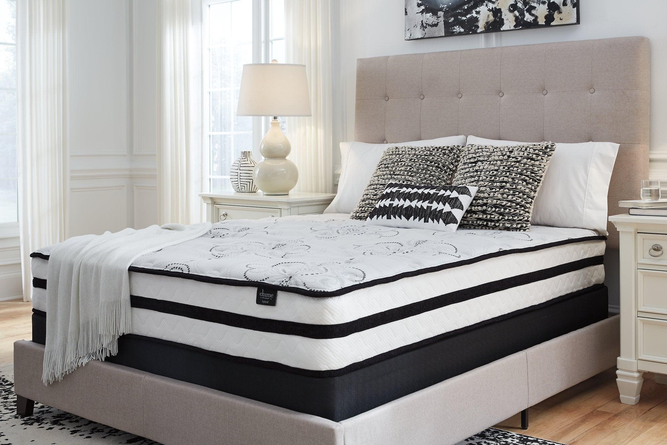Chime 10 Inch Hybrid Mattress in a Box - Furniture 4 Less Outlet (Salinas,CA)
